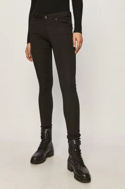 Υφασμάτινα Pepe Jeans - Παντελόνι Pixie μαύρο