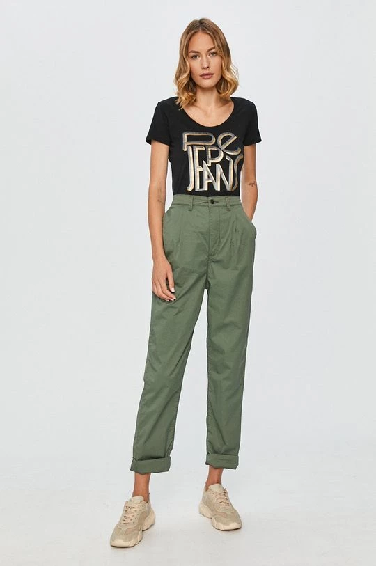 Υφασμάτινα Pepe Jeans - Παντελόνι Breeze ανοιχτή ελιά 4 Υφασμάτινα Pepe Jeans - Παντελόνι Breeze ανοιχτή ελιά - Image 2