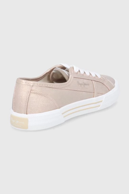 Χαμηλά Πάνινα παπούτσια Pepe Jeans Brady W Met χρώμα: χρυσαφί 5 Χαμηλά Πάνινα παπούτσια Pepe Jeans Brady W Met χρώμα: χρυσαφί - Image 3