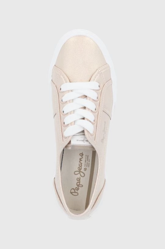 Χαμηλά Πάνινα παπούτσια Pepe Jeans Brady W Met χρώμα: χρυσαφί 6 Χαμηλά Πάνινα παπούτσια Pepe Jeans Brady W Met χρώμα: χρυσαφί - Image 4