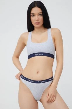Σουτιέν Pepe Jeans Kinsley γκρι -Pepe Jeans Sales Store unnamed file 2927
