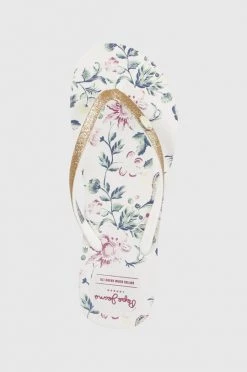 Δίχαλο Σαγιονάρες Pepe Jeans Rake Bucolic χρώμα: άσπρο -Pepe Jeans Sales Store unnamed file 2967