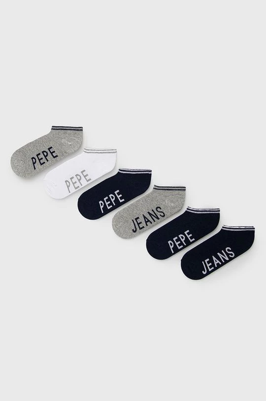 Κάλτσες Pepe Jeans Sandi (3-pack) χρώμα: ναυτικό μπλε 3 Κάλτσες Pepe Jeans Sandi (3-pack) χρώμα: ναυτικό μπλε