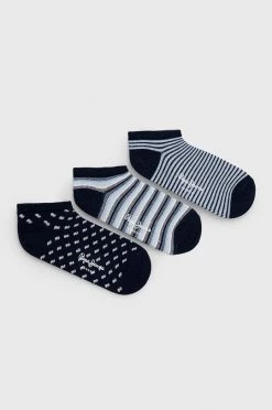 Κάλτσες Pepe Jeans Myah (3-pack) χρώμα: ναυτικό μπλε