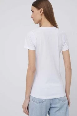 Κοντομάνικο Μπλουζάκι Pepe Jeans Bego χρώμα: άσπρο -Pepe Jeans Sales Store unnamed file 3020