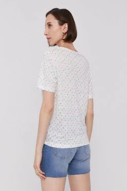 Κοντομάνικο Μπλουζάκι Pepe Jeans DENISE χρώμα: άσπρο -Pepe Jeans Sales Store unnamed file 3099