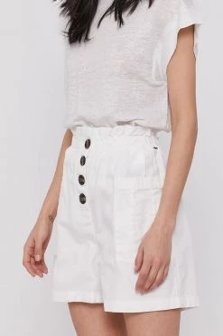 Σορτς Pepe Jeans NELL χρώμα: άσπρο