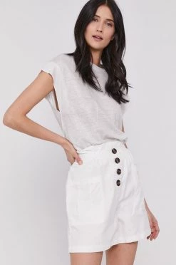 Κοντομάνικο Μπλουζάκι Pepe Jeans DEIRDRE χρώμα: γκρι -Pepe Jeans Sales Store unnamed file 3117