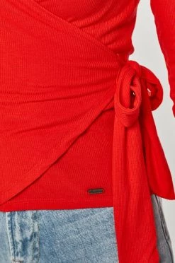 Μπλούζες Μπλουζάκι Pepe Jeans BIANCA κόκκινο -Pepe Jeans Sales Store unnamed file 3158