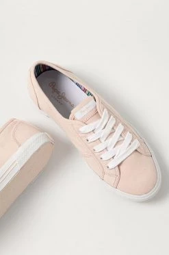 Χαμηλά Pepe Jeans - Πάνινα παπούτσια Aberlady κόκκινο ροζ -Pepe Jeans Sales Store unnamed file 3173