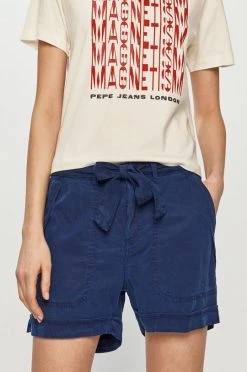 Pepe Jeans - Σορτς Nomad σκούρο μπλε