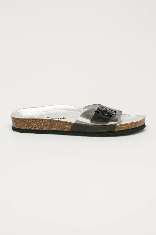 Σαγιονάρες Pepe Jeans - Παντόφλες Oban ασημί 3 Σαγιονάρες Pepe Jeans - Παντόφλες Oban ασημί