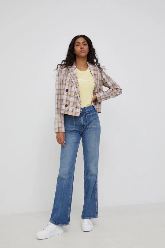 Κοντομάνικο Pepe Jeans - Μπλουζάκι New Virginia ανοιχτό κίτρινο 4 Κοντομάνικο Pepe Jeans - Μπλουζάκι New Virginia ανοιχτό κίτρινο - Image 2