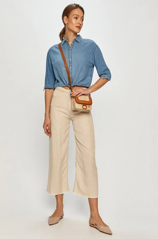 Πουκάμισα Pepe Jeans - Βαμβακερό πουκάμισο Lux μπλε 4 Πουκάμισα Pepe Jeans - Βαμβακερό πουκάμισο Lux μπλε - Image 2