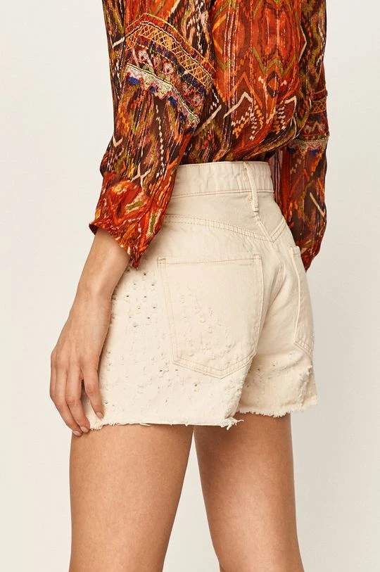 Σορτς Pepe Jeans - Тζιν σορτς Mable κρεμ 5 Σορτς Pepe Jeans - Тζιν σορτς Mable κρεμ - Image 3