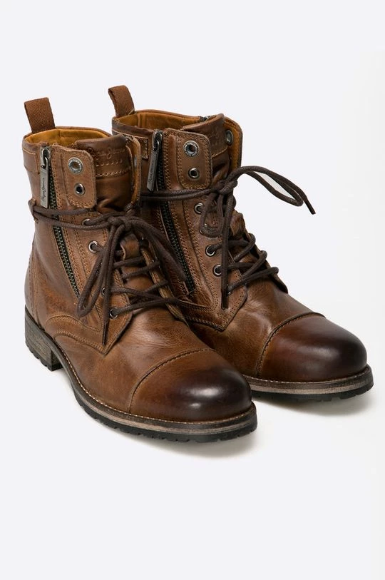 Pepe Jeans - Μποτάκια καφέ 4 Pepe Jeans - Μποτάκια καφέ - Image 2