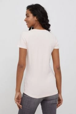 Κοντομάνικο Pepe Jeans - Μπλουζάκι New Virginia παστέλ ροζ -Pepe Jeans Sales Store unnamed file 326