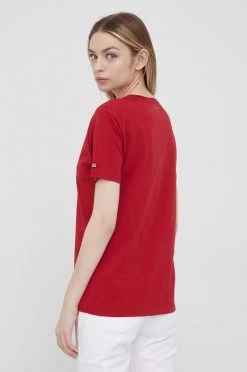 Κοντομάνικο Βαμβακερό μπλουζάκι Pepe Jeans Zeldas κόκκινο -Pepe Jeans Sales Store unnamed file 3304