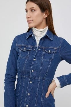 Φορέματα Pepe Jeans - Φόρεμα τζιν Claire Ocean σκούρο μπλε -Pepe Jeans Sales Store unnamed file 335