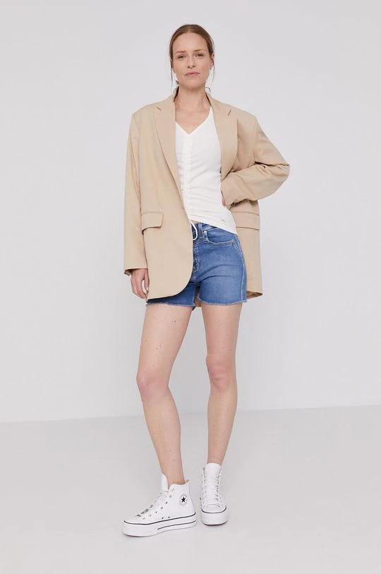 Κοντομάνικο Μπλουζάκι Pepe Jeans FREJA χρώμα: άσπρο 4 Κοντομάνικο Μπλουζάκι Pepe Jeans FREJA χρώμα: άσπρο - Image 2