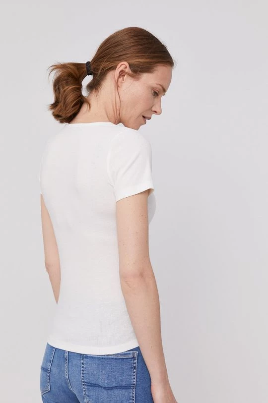 Κοντομάνικο Μπλουζάκι Pepe Jeans FREJA χρώμα: άσπρο 5 Κοντομάνικο Μπλουζάκι Pepe Jeans FREJA χρώμα: άσπρο - Image 3