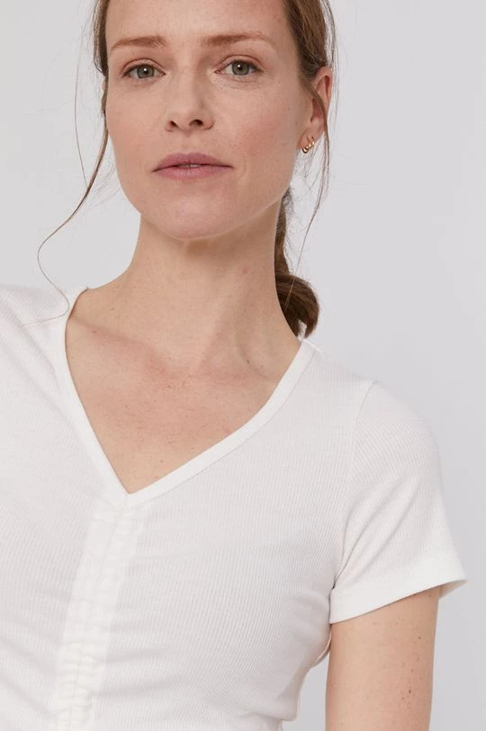 Κοντομάνικο Μπλουζάκι Pepe Jeans FREJA χρώμα: άσπρο 6 Κοντομάνικο Μπλουζάκι Pepe Jeans FREJA χρώμα: άσπρο - Image 4