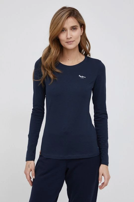 Μακρυμάνικο Longsleeve Pepe Jeans AMBERTA N χρώμα: ναυτικό μπλε 6 Μακρυμάνικο Longsleeve Pepe Jeans AMBERTA N χρώμα: ναυτικό μπλε - Image 4