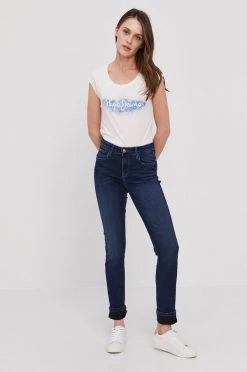 Κοντομάνικο Μπλουζάκι Pepe Jeans CAMILA άσπρο -Pepe Jeans Sales Store unnamed file 3407