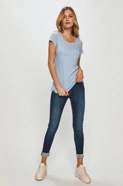 Κοντομάνικο Pepe Jeans - Μπλουζάκι Coco ανοιχτό μπλε -Pepe Jeans Sales Store unnamed file 3435