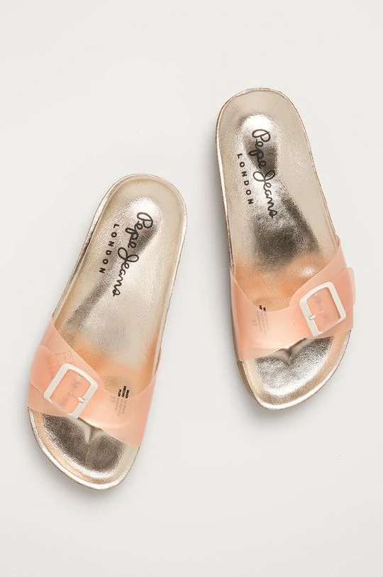 Σαγιονάρες Pepe Jeans - Παντόφλες Oban ασημί 6 Σαγιονάρες Pepe Jeans - Παντόφλες Oban ασημί - Image 4