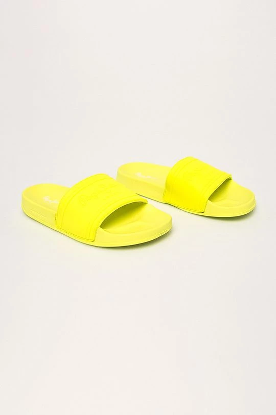 Σαγιονάρες Pepe Jeans - Παντόφλες Slider Unisex ανοιχτό κίτρινο 4 Σαγιονάρες Pepe Jeans - Παντόφλες Slider Unisex ανοιχτό κίτρινο - Image 2