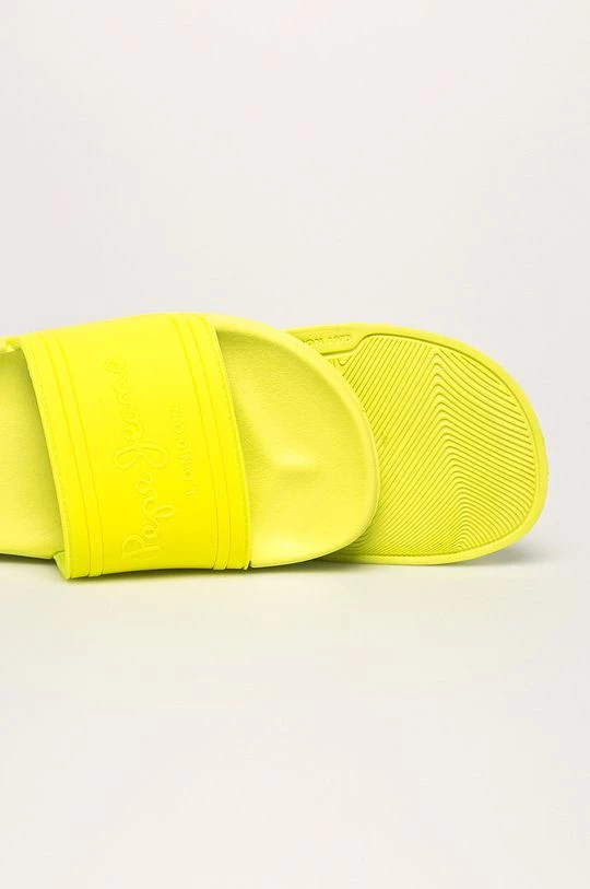Σαγιονάρες Pepe Jeans - Παντόφλες Slider Unisex ανοιχτό κίτρινο 6 Σαγιονάρες Pepe Jeans - Παντόφλες Slider Unisex ανοιχτό κίτρινο - Image 4
