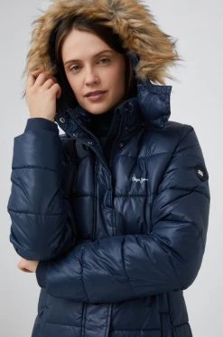 Μακριά μπουφάν Μπουφάν Pepe Jeans ναυτικό μπλε -Pepe Jeans Sales Store unnamed file 3594