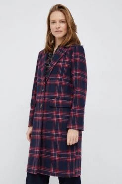 Παλτά Παλτό από μείγμα μαλλιού Pepe Jeans πολύχρωμο