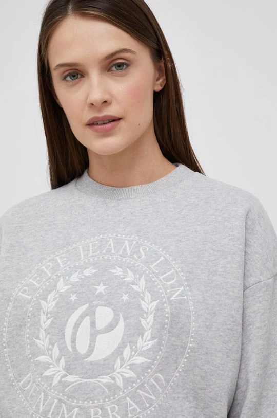 Χωρίς φερμουάρ Μπλούζα Pepe Jeans γκρι 3 Χωρίς φερμουάρ Μπλούζα Pepe Jeans γκρι