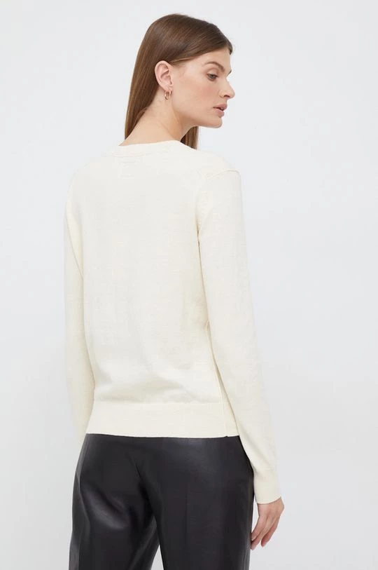 Χωρίς φερμουάρ Πουλόβερ με προσθήκη μαλλιού Pepe Jeans χρώμα: μπεζ 5 Χωρίς φερμουάρ Πουλόβερ με προσθήκη μαλλιού Pepe Jeans χρώμα: μπεζ - Image 3