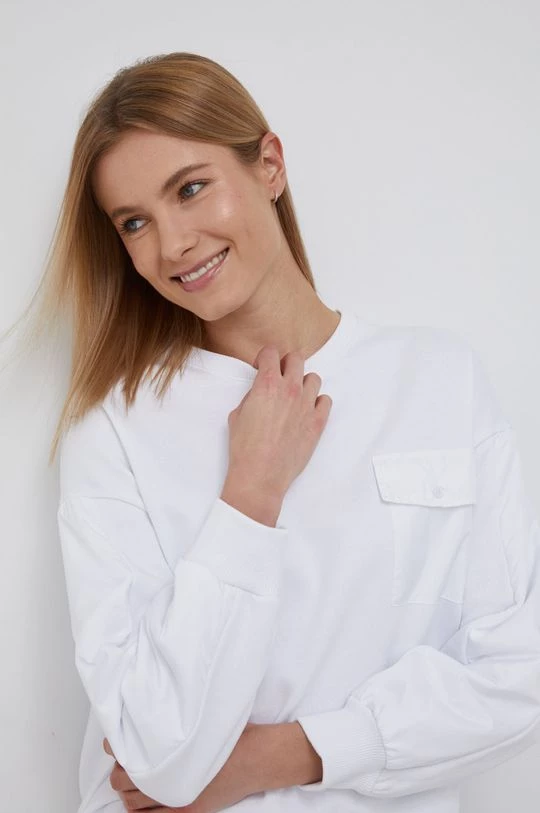 Χωρίς φερμουάρ Μπλούζα Pepe Jeans ATINA χρώμα: άσπρο 6 Χωρίς φερμουάρ Μπλούζα Pepe Jeans ATINA χρώμα: άσπρο - Image 4