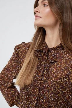 Πουκάμισα Πουκάμισο Pepe Jeans καφέ -Pepe Jeans Sales Store unnamed file 3666