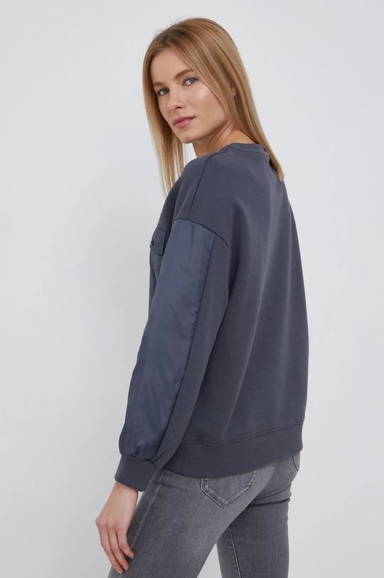 Χωρίς φερμουάρ Μπλούζα Pepe Jeans ATINA χρώμα: γκρι 5 Χωρίς φερμουάρ Μπλούζα Pepe Jeans ATINA χρώμα: γκρι - Image 3