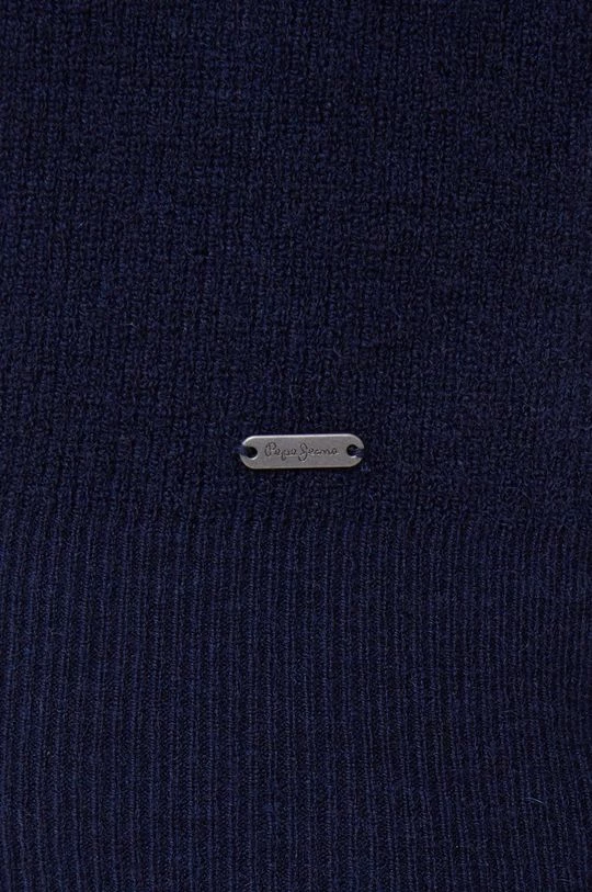 Χωρίς φερμουάρ Πουλόβερ με προσθήκη μαλλιού Pepe Jeans χρώμα: ναυτικό μπλε 7 Χωρίς φερμουάρ Πουλόβερ με προσθήκη μαλλιού Pepe Jeans χρώμα: ναυτικό μπλε - Image 5