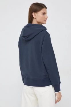 Χωρίς φερμουάρ Βαμβακερή μπλούζα Pepe Jeans χρώμα: ναυτικό μπλε, -Pepe Jeans Sales Store unnamed file 3704