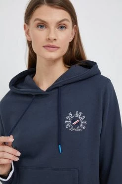 Χωρίς φερμουάρ Βαμβακερή μπλούζα Pepe Jeans χρώμα: ναυτικό μπλε, -Pepe Jeans Sales Store unnamed file 3705