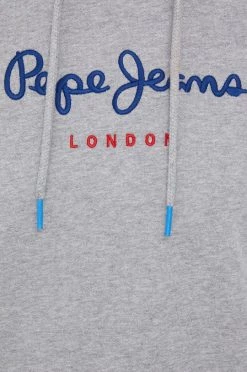 Χωρίς φερμουάρ Βαμβακερή μπλούζα Pepe Jeans γκρι, -Pepe Jeans Sales Store unnamed file 3727