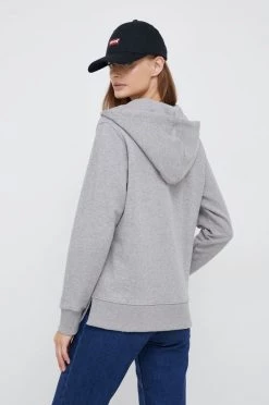 Με φερμουάρ Βαμβακερή μπλούζα Pepe Jeans χρώμα: γκρι, -Pepe Jeans Sales Store unnamed file 3730