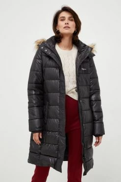 Μακριά μπουφάν Μπουφάν Pepe Jeans μαύρο -Pepe Jeans Sales Store unnamed file 3763