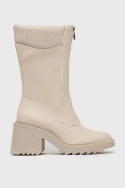 Μπότες Pepe Jeans Boss Zip μπεζ