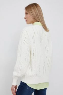 Χωρίς φερμουάρ Πουλόβερ Pepe Jeans PIA χρώμα: άσπρο -Pepe Jeans Sales Store unnamed file 379