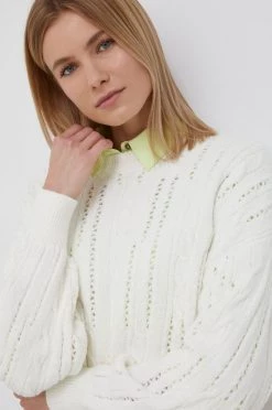 Χωρίς φερμουάρ Πουλόβερ Pepe Jeans PIA χρώμα: άσπρο -Pepe Jeans Sales Store unnamed file 380