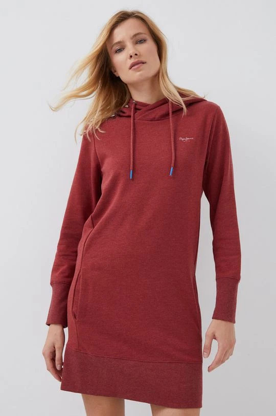 Φορέματα Φόρεμα Pepe Jeans κάστανο 6 Φορέματα Φόρεμα Pepe Jeans κάστανο - Image 4