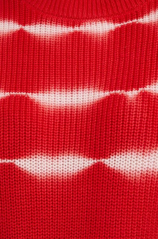 Χωρίς φερμουάρ Βαμβακερό πουλόβερ Pepe Jeans OLGA χρώμα: κόκκινο 8 Χωρίς φερμουάρ Βαμβακερό πουλόβερ Pepe Jeans OLGA χρώμα: κόκκινο - Image 6